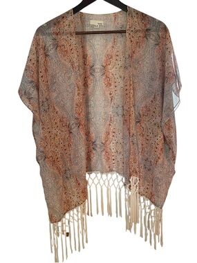 Garage Sheer Paisley Boho Kimono
